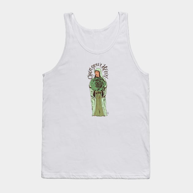 Open your heart - Madonna Tank Top by Dina Design